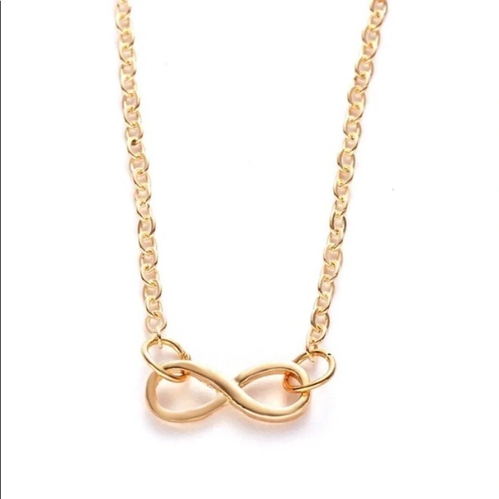 ⭐️ 5 for $25 Infinite Love Gold Dainty Necklace - Picture 5 of 6